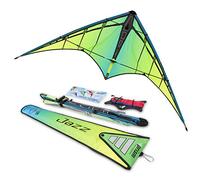 Jazz 2.0 Dual-line Sport Kite, Aurora, Ready to Fly with Flying Lines, Wrist Straps, Winder, Instructions and Storage Bag