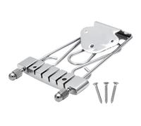 Jazz Archtop Trapeze Tailpiece - 6-String Replacement Parts For Electric Guitar, Semi-hollow Bridge | Trapeze Tailpiece Bridge For Home, Stage, Live Performance, Studio Recording, Practice & Repair