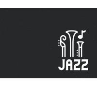 Jazz Autograph Book: Signatures Blank Scrapbook, Blank Unlined Memory Journal, Keepsake Book, Celebrity Memorabilia Album Gift, Present for Music Fans ... Clubs, Social Groups, or Summer Camp Friends