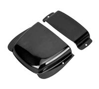 Jazz Bass Pickup Cover P Bass Bridge Cover Zinc Alloy Pickup Bridge Cover Set Zinc Alloy Bassive Cover For Pb Electric Bass Guitar (Black)