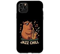 Jazz Chill - Capybara Playing The Saxophone Case for iPhone 11 Pro Max
