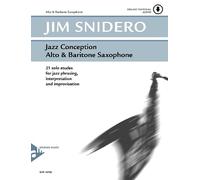 Jazz Conception, Alto & Baritone Saxophone, w. Audio-CD - English, German, Frenc