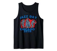 Jazz Day Chicago 2026-Modern Abstract Art Tank Top