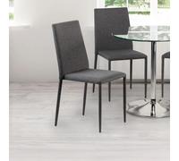 Jazz Dining Chair - Set of 4 - Grey Fabric