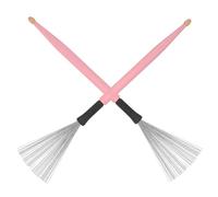 Jazz Drum Brush 1 Pair Carbon Steel Maple Wire Brushes