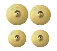 Jazz Drum Crash Cymbal Traditional Cymbal Beginner Drummers Golden Parts Traditional Hi Hat Cymbals Professional for Drummers, 14.14.16.18 Inch