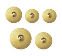 Jazz Drum Crash Cymbal Traditional Cymbal Beginner Drummers Golden Parts Traditional Hi Hat Cymbals Professional for Drummers, 14.14.16.18.20 Inch