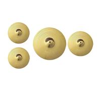 Jazz Drum Crash Cymbal Traditional Cymbal Beginner Drummers Golden Parts Traditional Hi Hat Cymbals Professional for Drummers, 14.14.16.20 Inch
