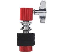 Jazz -Drum Hi -Hut Clutch with Self lock Button Premium Aluminum Alloy Material Improves Foot Pedal Sound Essential Drumming Accessory (Red)