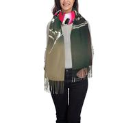 Jazz drum Imitation Cashmere Long Fringe Scarf - Winter Warm Shawl with, Soft Cozy Wrap for Cold Weather