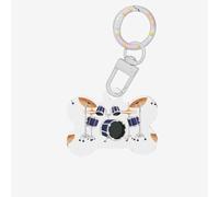 Jazz Drum Printing Cute Acrylic Dogs Tag Double Side Bone Shap Id Tags with Keychain for Pet Crafts Decorations