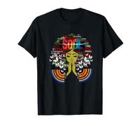 Jazz Funk & Soul - 1970s Afro Revolutionary Woman Design T-Shirt