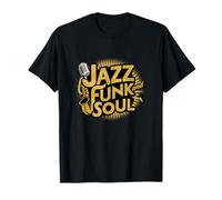Jazz Funk & Soul - Afro Retro Vintage Music T-Shirt