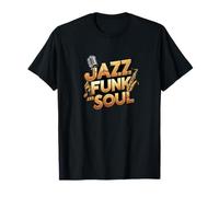 Jazz Funk & Soul - Afro Retro Vintage Music T-Shirt