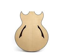 Jazz Guitar Body Flame Maple Plywood Top Mahogany Boby