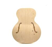 Jazz Guitar Body Is Made Of Solid Wood With Maple Plywood On The Back And Side Panels(A)