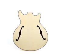 Jazz Guitar Body Is Made Of Solid Wood With Maple Plywood On The Back And Side Panels(C)