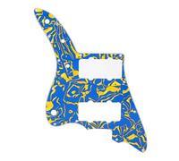 Jazz Guitar Pickguard, Electric Guitar Replacement Parts, Hummingbird Decal Design with ABS Material, Compatible for Guitars, Musical Instrument Accessories for Music Love