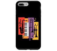 Jazz Instruments Saxophone Piano Trumpet Trombone Case for iPhone 7 Plus/8 Plus