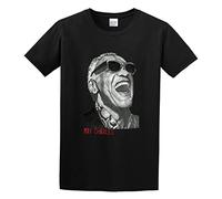 Jazz Legend Ray Charles Men Simple Tshirt Black L