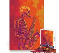 Jazz Lover Beyond Life Art 1000 Pieces Puzzles for Adults Mental Skill Snug Cut Enjoyable Challenge Xmas Surprise (38x26cm)