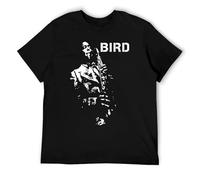 Jazz Music Lover Graphic Tee - Inspired by Legendary Saxophonists, Bird-Inspired Design Black-Style 2XL