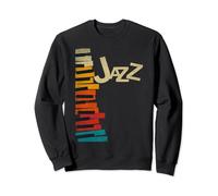 Jazz Music Lover - Retro Vintage Piano Pianist Keys Jazz Sweatshirt