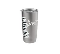Jazz Music Lover - Vintage Piano Jazz Stainless Steel Insulated Tumbler
