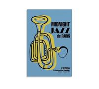Jazz Music Poster 1988 Vintage Poster Canvas Wall Art Decor Painting for Home Living Room Bedroom 12x18inch(30x45cm) Unframe-style