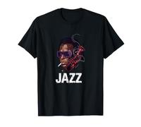 Jazz Music Trumpet Player Polygonal Art Style T-Shirt