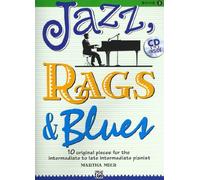 Jazz, Rags & Blues, Book 1: 10 Original Pieces for the Late Elementary to Early Intermediate Pianist [With CD (Audio)] (Jazz, Rags & Blues #01) [ JAZZ, RAGS & BLUES, BOOK 1: 10 ORIGINAL PIECES FOR THE LATE ELEMENTARY TO EARLY INTERMEDIATE PIANIST [WITH CD (AUDIO)] (JAZZ, RAGS & BLUES #01) ] by Mier, Martha (Author ) on Sep-01-2010 Paperback