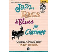 Jazz, Rags & Blues for Clarinet – Piano Accompaniment – Book & CD