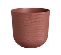 Jazz Round Indoor Flowerpot 35cm - Tuscan Red Decorative Planter