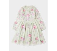 Jazz Sage Embroidered Dress GWD by GEORGE W. DAVIES Green 5-6 Years