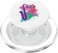 Jazz Saxophone Music Instrument PopSockets PopGrip for MagSafe