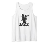 Jazz Saxophone Player Music Sound Tank Top