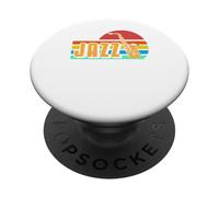 Jazz Saxophone Vintage Sunset Rainbow Music Graphic PopSockets Adhesive PopGrip