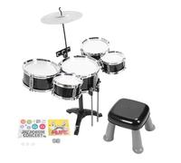 Jazz Set for Kids, Drumming Musical Instruments Learning Toys for Beginners Children, Includes a Variety of Drums and Drumsticks, Kit for Toddlers
