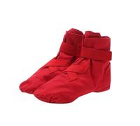 Jazz Shoes Girls Women Lace up High Top Wide Fit Split Sole Dance Trainers, Lightweight Modern Stage Ballroom Dancing Shoe - Modern Stage Dancing Shoe Latin Dance Shoes for Women Red 6.5