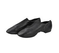 Jazz Shoes Slip On Dance Jazz Dancing Shoes Baby Child Adult Women Men Belly Modern Ballet Gym Jazzy Sneakers(Black,39)
