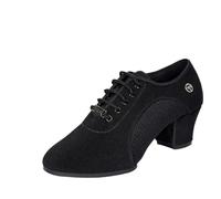 Jazz Shoes Women Dance Shoes Jazz Latin Ballroom Dancing Shoe High Heels Ladies Practice Training Modern Popular Sneakers Female(Black Mesh,5)