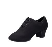 Jazz Shoes Women Dance Shoes Jazz Latin Ballroom Dancing Shoe High Heels Ladies Practice Training Modern Popular Sneakers Female(Stretch Fabric,6)