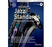 Jazz Standards - 14 Most Beautiful Jazz Songs - Schott Saxophone Lounge - Alto Saxophone - ( ED 21275D ): 14 Most Beautiful Jazz Songs. alto saxophone.