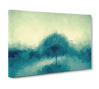 Jazz Tree Canvas Print | Gallery Wrapped 30mm Frame Wall Art | 20x14 inches | Ready to Hang | Abstract Landscape Picture | Living Room Bedroom Lounge Office