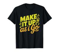 Jazz Trumpet Player Improvises Make Up Goes Improvisation T-Shirt