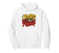 Jazz Trumpet Player Tooted Proud Funny Pun Humor Trumpeter Pullover Hoodie