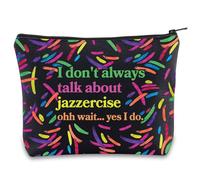 Jazzercise Makeup Bag Jazzercise Lover Gifts I Don't Always Talk About Jazzercise Gifts Jazzercise Dancer Cosmetic Bag (Talk About UK)