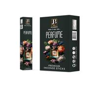 JB Agarbatti Perfume Premium Incense Sticks - Floral Perfume Fragrance, 17g x Pack 1-9 Inches (22.5cm) Long,Hand-Rolled for Home Fragrance, Meditation & Relaxation