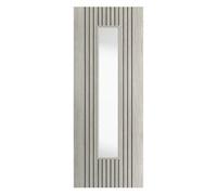 JB Kind Doors Aria Grey Glazed Internal Laminate Door