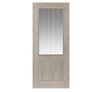 JB Kind Doors Colorado Grey Glazed Laminate Internal Door